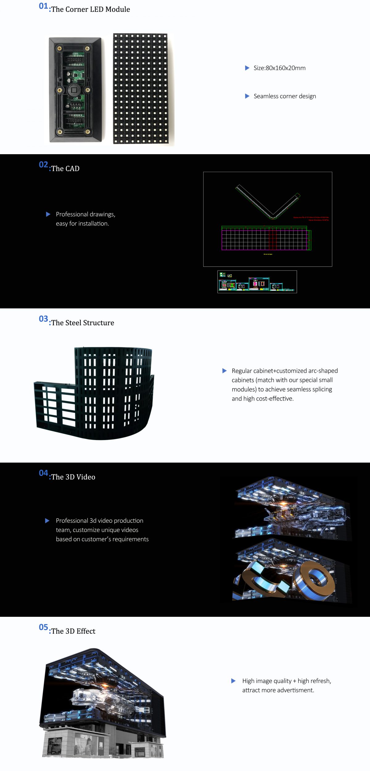 Glasses-free 3D LED panel wall, China supplier - MAXTOP LED Display