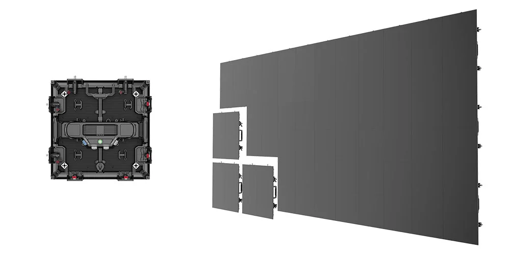 straight rental stage led display