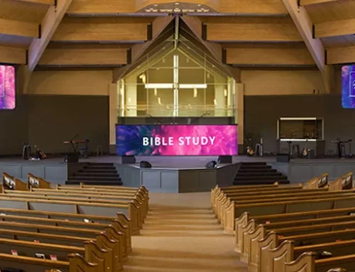 LED Screens for Churches: Curved & Rounded Corner Design