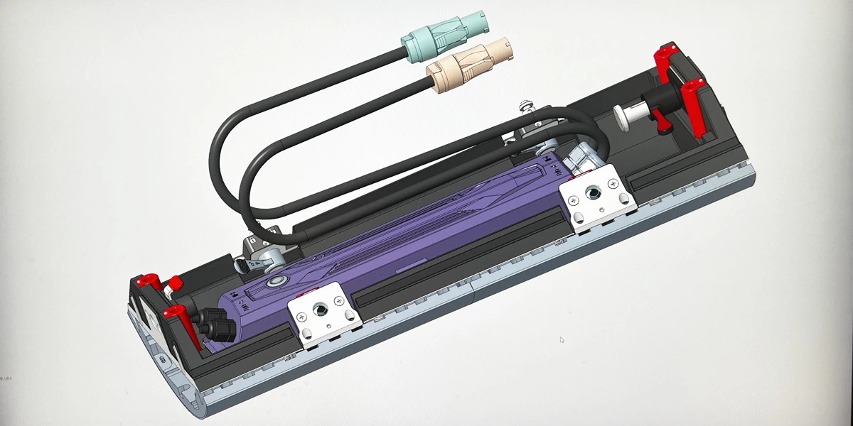 arc corner LED cabinet