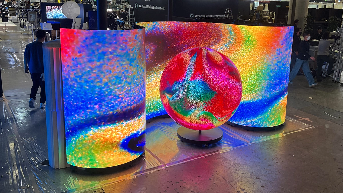 AU flexible LED panel GOB P1.9