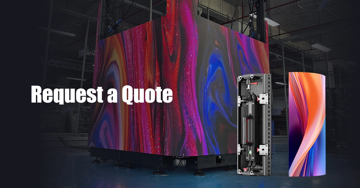 90° ARC CORNER LED DISPLAY Quotation